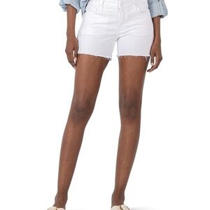 Women's White Denim Shorts